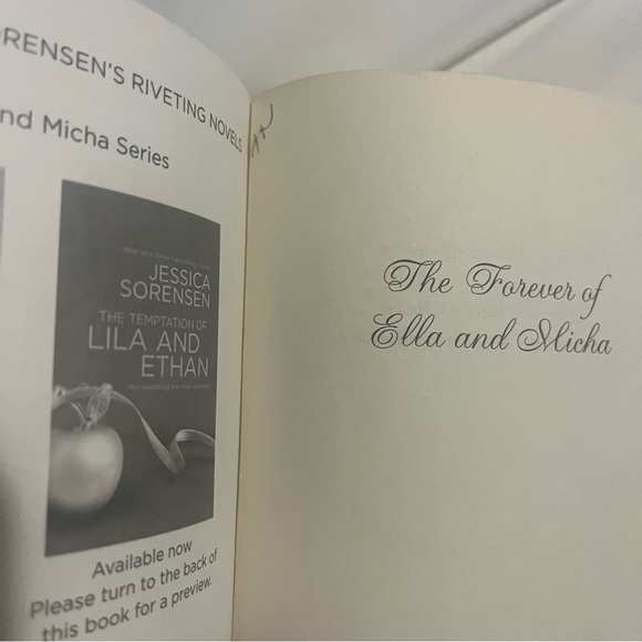 The Forever of Ella and Micha by Jessica Sorensen Preowned - Picture 7 of 7
